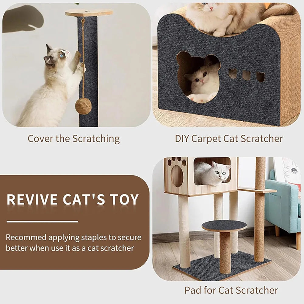 Tapis à gratter autocollant pour chat